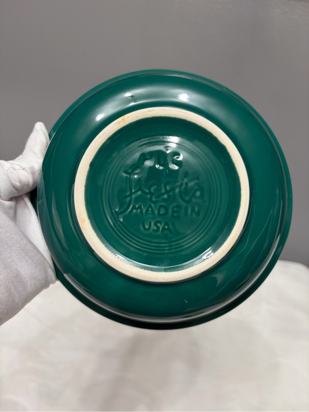 Fiesta Shamrock Green Medium Soup Cereal Bowl HLC Post 86 Retired Color 19 oz - Picture 11 of 16